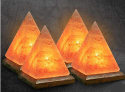 Pyramid Salt Lamps